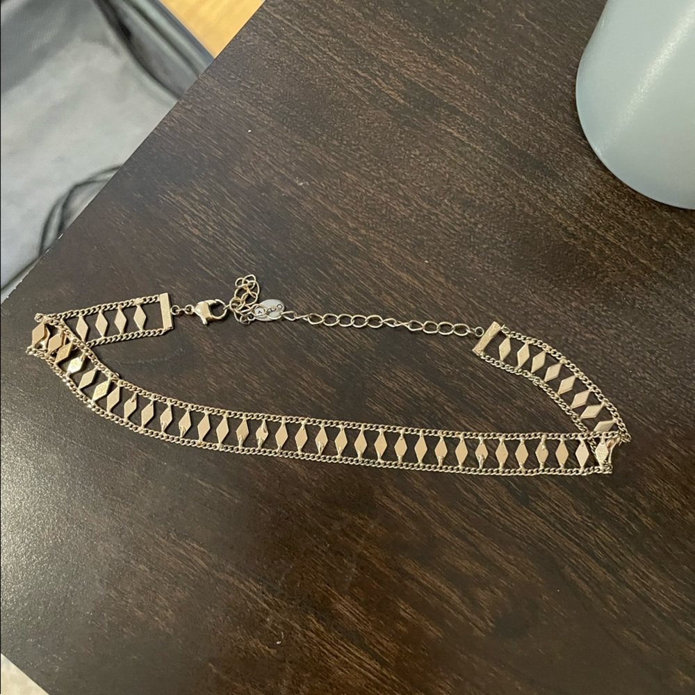 Delicate Gold Choker Necklace
